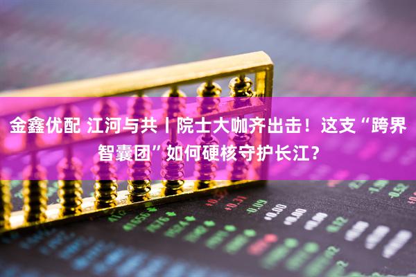金鑫优配 江河与共丨院士大咖齐出击！这支“跨界智囊团”如何硬核守护长江？